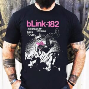 Blink 182 Missionary Impossible Tour 2025 Dates List Shirt