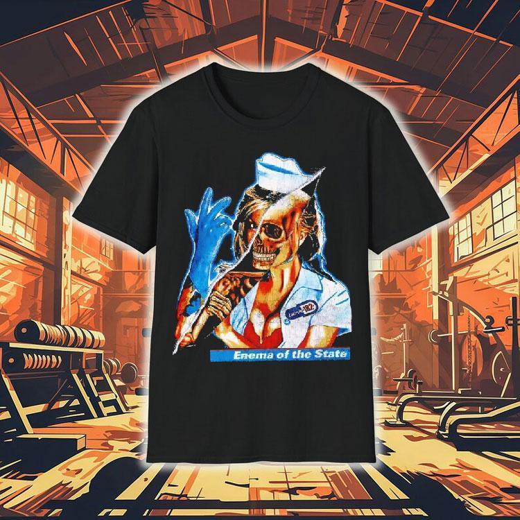 Blink-182 Skeleton Nurse Enema Of The State Shirt Blink-182 Skeleton Nurse Enema Of The State Shirt