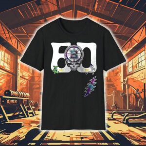 Boston Bruins Grateful Dead 60th Anniversary Logo Shirt