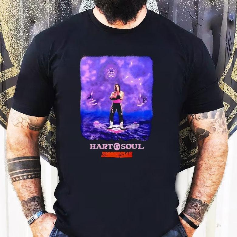 Bret Hart Wwe Summerslam 1997 Hart And Soul Vintage Graphic Shirt Bret Hart Wwe Summerslam 1997 Hart And Soul Vintage Graphic Shirt