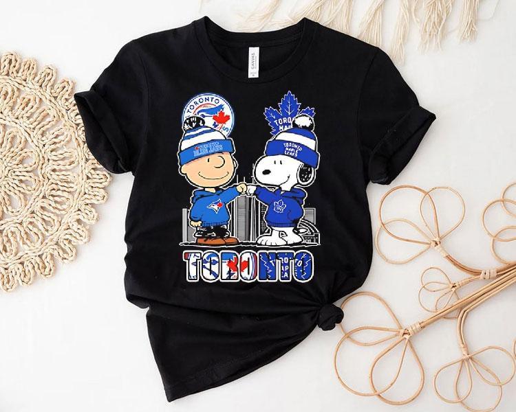 Charlie Brown And Snoopy X Toronto Blue Jays And Toronto Maple Leafs Shirt Charlie Brown And Snoopy X Toronto Blue Jays And Toronto Maple Leafs Shirt