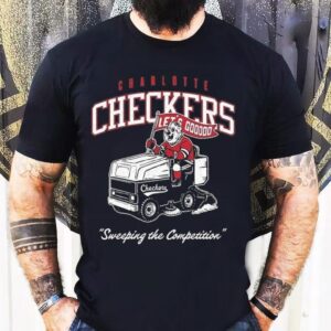 Charlotte Checkers Zamboni Sweeping The Competition Shirt