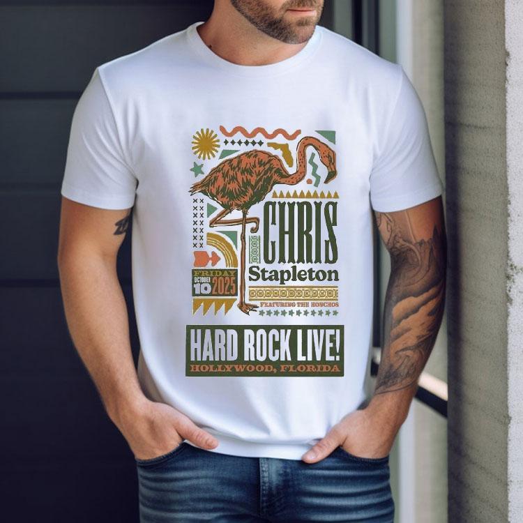 Chris Stapleton Tour Hollywood, Florida 10.10.2025 Shirt Chris Stapleton Tour Hollywood, Florida 10.10.2025 Shirt