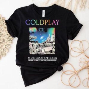 Coldplay Music Of The Spheres June 1, 2025 Stanford Stadium, Stanford, Ca Concert Shirt