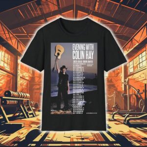 Colin Hay Evening 2025 Solo Tour Dates Guitar Shirt