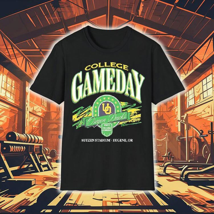 College Gameday Oregon Ducks Autzen Stadium 2025 Shirt College Gameday Oregon Ducks Autzen Stadium 2025 Shirt