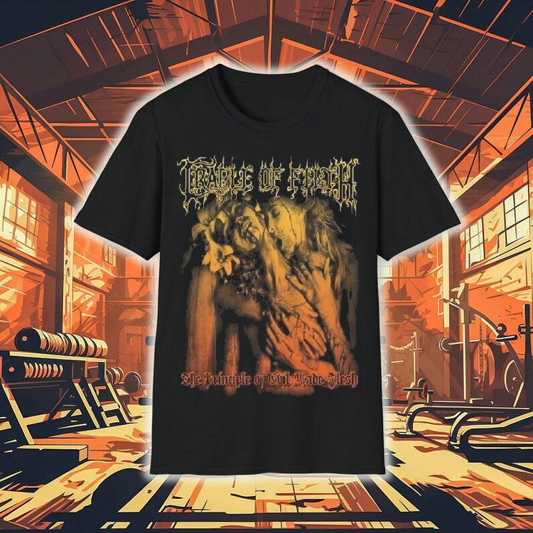 Cradle Of Filth Cradle Of Filth Principle Gradient Faded Shirt Cradle Of Filth Cradle Of Filth Principle Gradient Faded Shirt