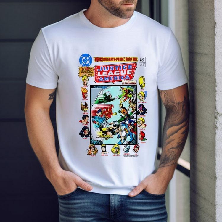 Crisis On Earth Prime Book One Justice League America Dc Comics Shirt Crisis On Earth Prime Book One Justice League America Dc Comics Shirt