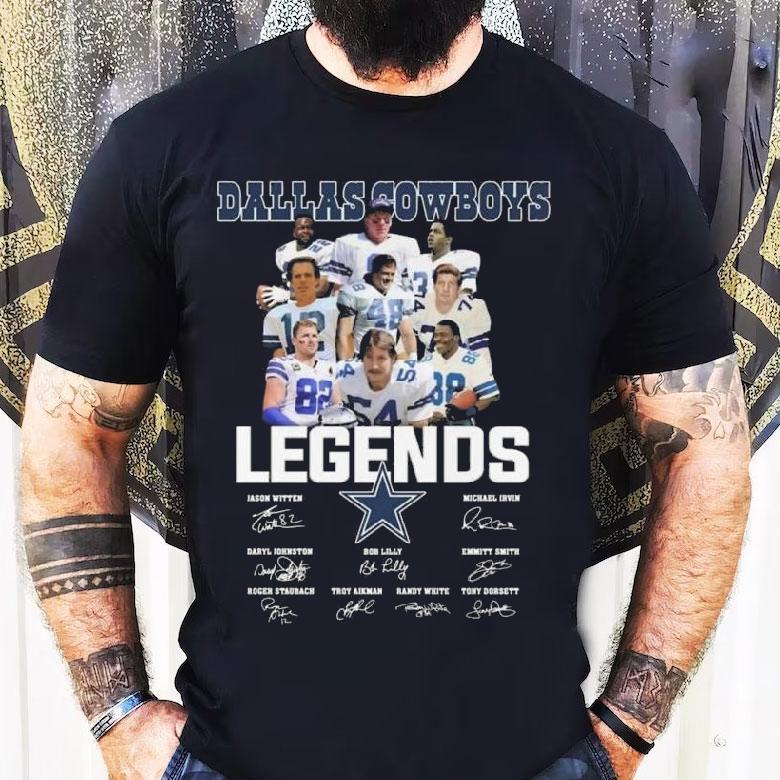 Dallas Cowboys Legends Players Signatures 2025 Shirt Dallas Cowboys Legends Players Signatures 2025 Shirt