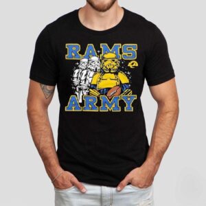 Darht Vander X Los Angeles Rams Football Army Shirt