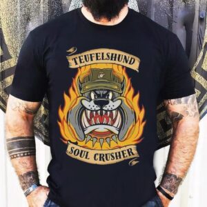 Devil Dog Supply Teufel Hund Soul Crusher Halloween Shirt