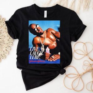 Diddy Sean Combs Johnson Johnson Live Laugh Lube Baby Oil Shirt