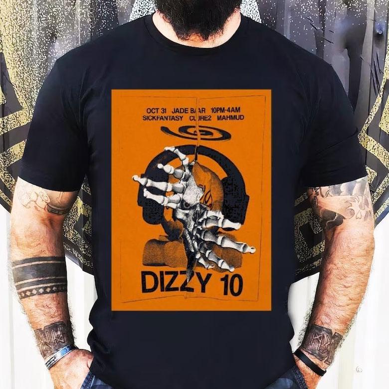 Dizzy 10 Halloween Event Brooklyn October 31 2025 Shirt Dizzy 10 Halloween Event Brooklyn October 31 2025 Shirt