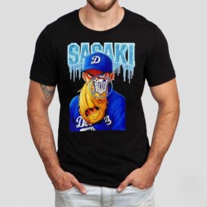 Dodgers Roki Sasaki Ice Anime Shirt