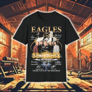 Eagles 55 Years 1971 2026 Thank You For The Memories Signatures Shirt