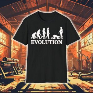 Evolution The March Of Progress Parody Shirt