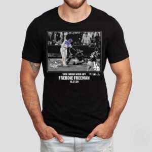 Freddie Freeman Los Angeles Dodgers Postseason Moments 18th Inning Walk-off Shirt