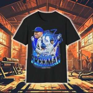 Freddie Freeman Posing Los Angeles Dodgers Mlb Signature Graphic Shirt
