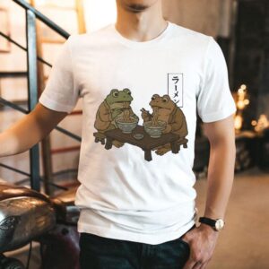 Frog And Toad Eating Noodle Shirt