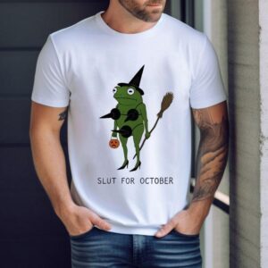 Frog Witch Slut For October Halloween Shirt