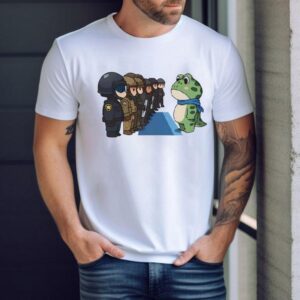 Frogs Rage Against The Machine Cartoon Shirt