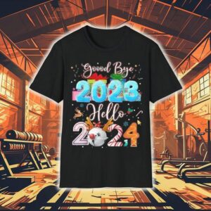 Goodbye 2023 Hello 2024 Christmas Shirt
