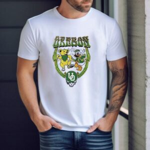 Grateful Dead X Oregon Ducks 26 Yellow Bear And Mascot To Autzen Shirt