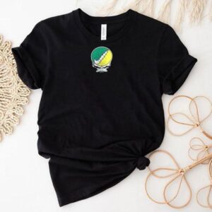 Grateful Dead X Oregon Ducks Swoosh Bolts Roses Logo Shirt