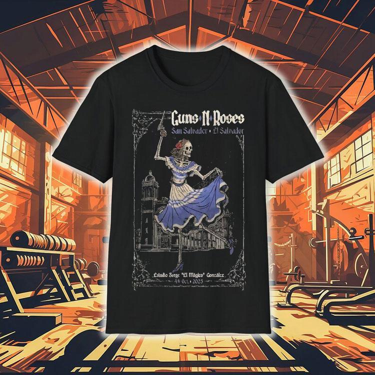 Guns N’ Roses 10.4.2025 San Salvador Sv Shirt Guns N’ Roses 10.4.2025 San Salvador Sv Shirt