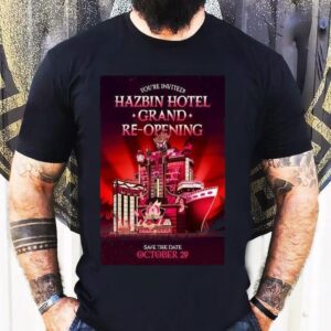 Hellaverse On Prime Hazbin Hotel Save The Date Oct Tshirt