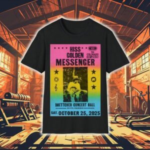 Hiss Golden Messenger October 25 2025 Boettcher Concert Hall In Denver Co Shirt
