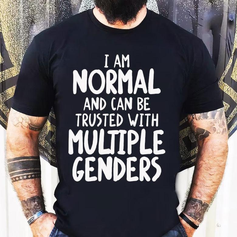 I Can Be Trusted With Multiple Genders Shirt I Can Be Trusted With Multiple Genders Shirt