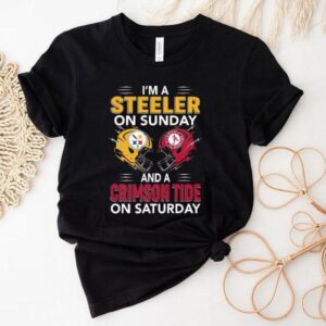 I’m A Pittsburgh Slers On Sunday And A Alabama Crimson Tide On Saturday Shirt
