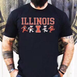 Illinois Fighting Illini X Grateful Dead Mascot Bears 2025 Shirt