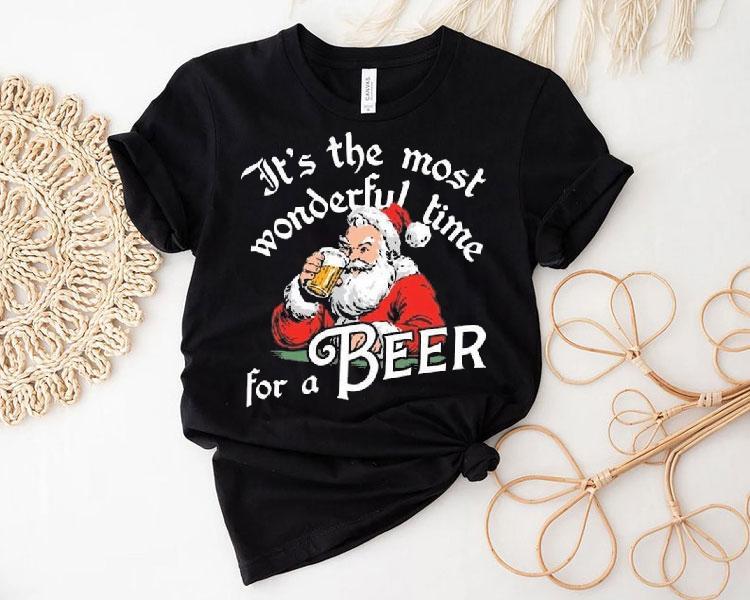 It’s The Most Wonderful Time For A Beer Christmas Shirt It’s The Most Wonderful Time For A Beer Christmas Shirt