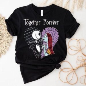 Jack Skellington And Sally Painajainen Ennen Joulua Together Forever Tshirt