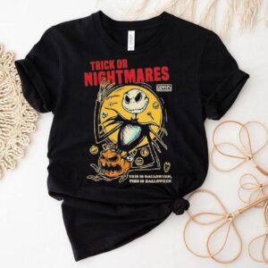 Jack Skellington Trick Or Nightmare Halloween Scary Pumpkin Horror Spooky Shirt