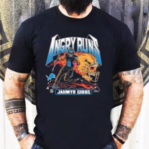 Jahmyr Gibbs Detroit Lions Angry Runs Good Morning Football Nfl Shirt
