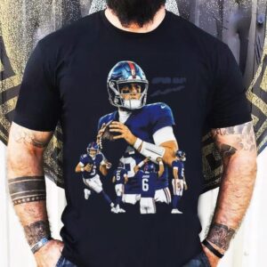 Jaxson Dart The Arrival New York Giants Nfl Football Signature Graphic Shirt