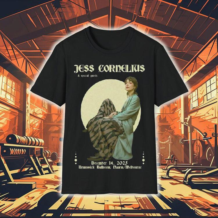 Jess Cornelius December 14 2025 Brunswick Ballroom In Brunswick Vic Shirt Jess Cornelius December 14 2025 Brunswick Ballroom In Brunswick Vic Shirt