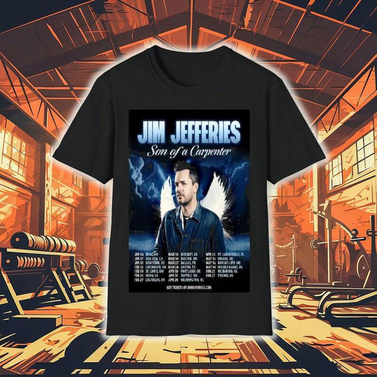 Jim Jefferies Son Of A Carpenter Tour 2026 Shirt Jim Jefferies Son Of A Carpenter Tour 2026 Shirt