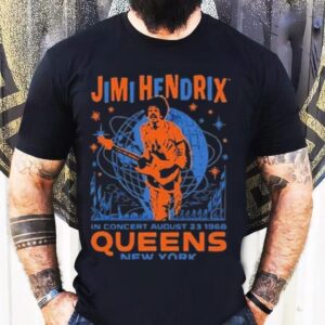 Jimi Hendrix Queens New York August 23 1968 Shirt