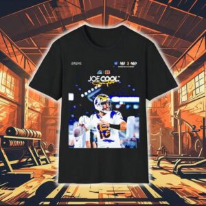 Joe Flacco Joe Cool Delaware Blue Hens X Cincinnati Benglas 2025 Shirt