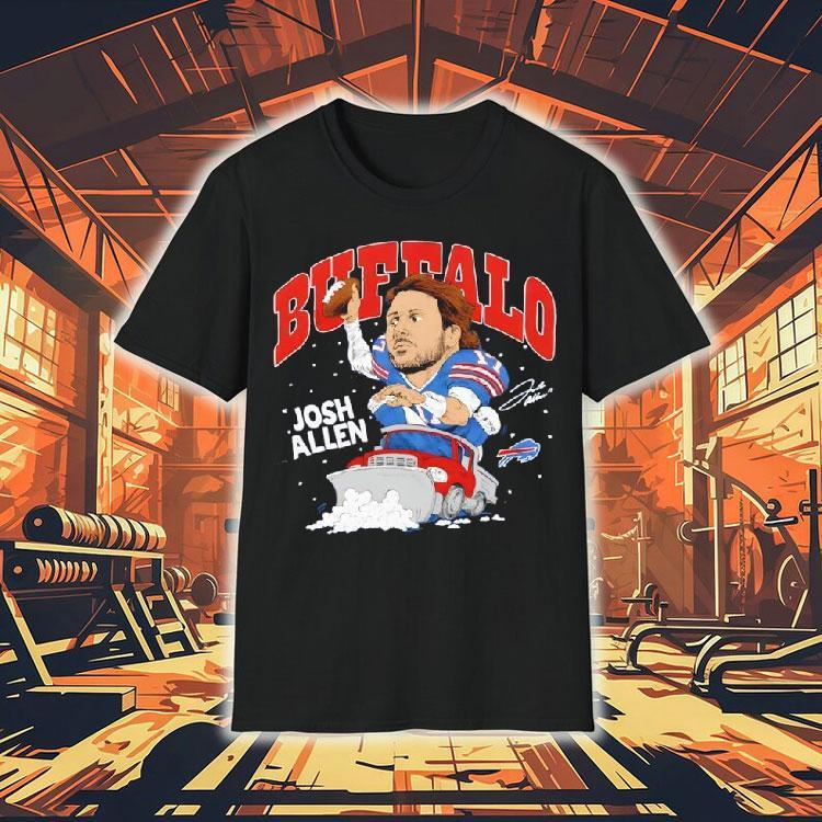 Josh Allen Buffalo Bills Caricature Player Signature Shirt Josh Allen Buffalo Bills Caricature Player Signature Shirt