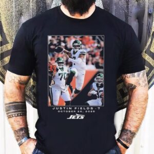 Justin Fields New York Jets Nfl Flash Features Week 8 Shirt