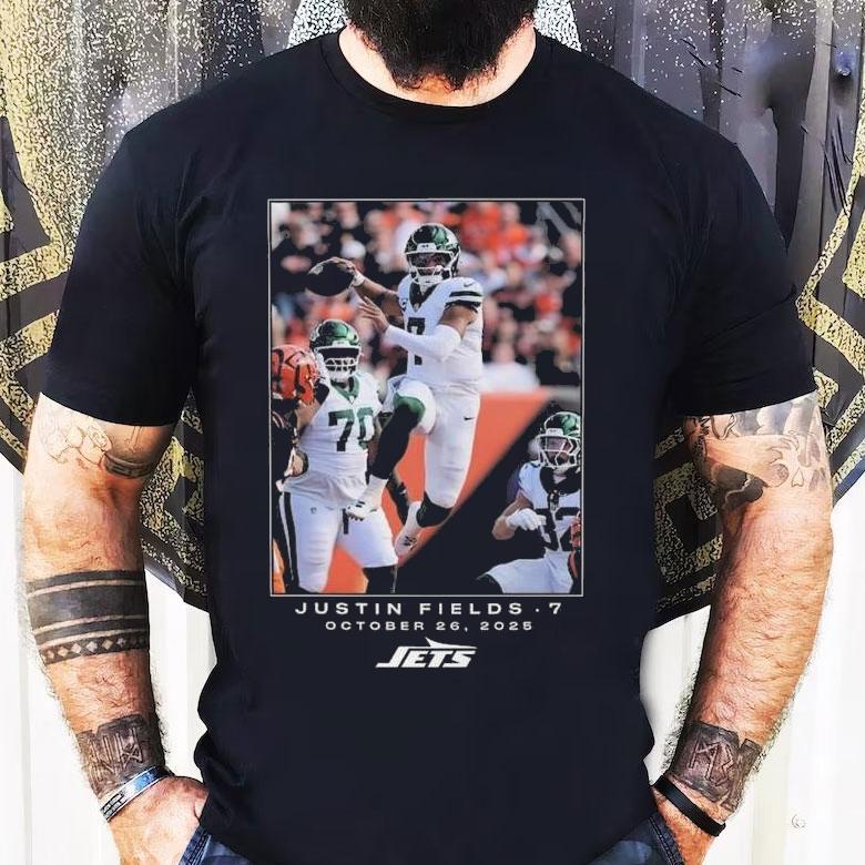 Justin Fields New York Jets Nfl Flash Features Week 8 Shirt Justin Fields New York Jets Nfl Flash Features Week 8 Shirt