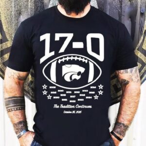 K-state Wildcats Purple Summit Sportswear Football 17-0 Vs Kansas Shirt