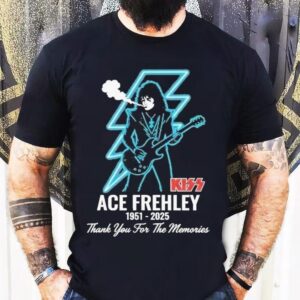 Kiss Ace Frehley 1951-2025 Thank You For The Memories Shirt