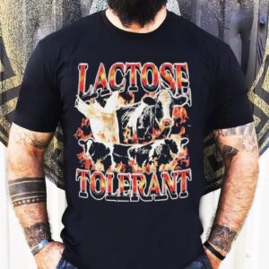 Lactose Tolerant 2.0 Cow Graphic Shirt