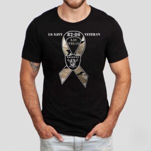 Las Vegas Raiders Us Navy Cold War Veteran Logo Shirt